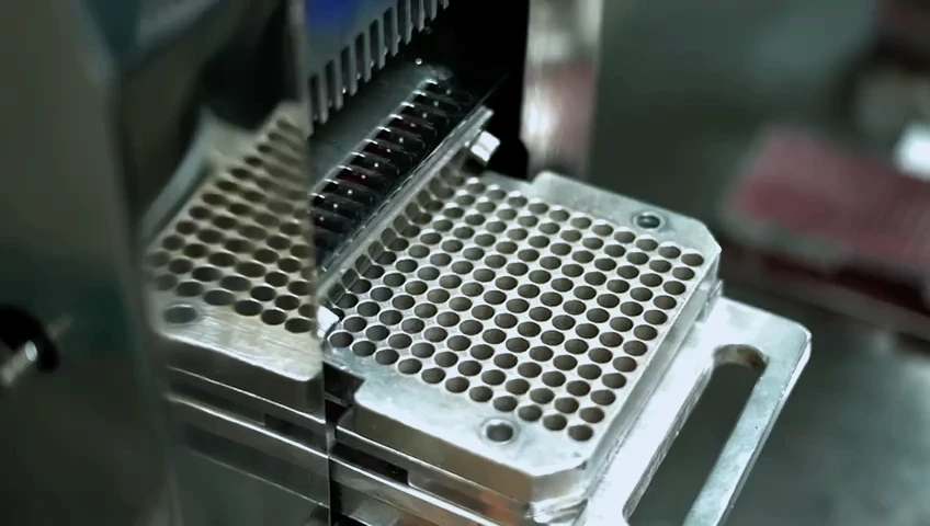 Capsule filling plates on the production floor