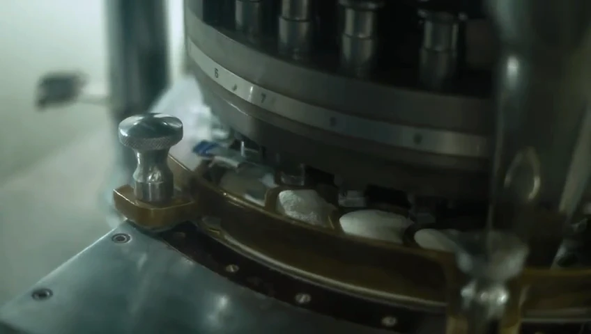 The turret of a tablet compression machine